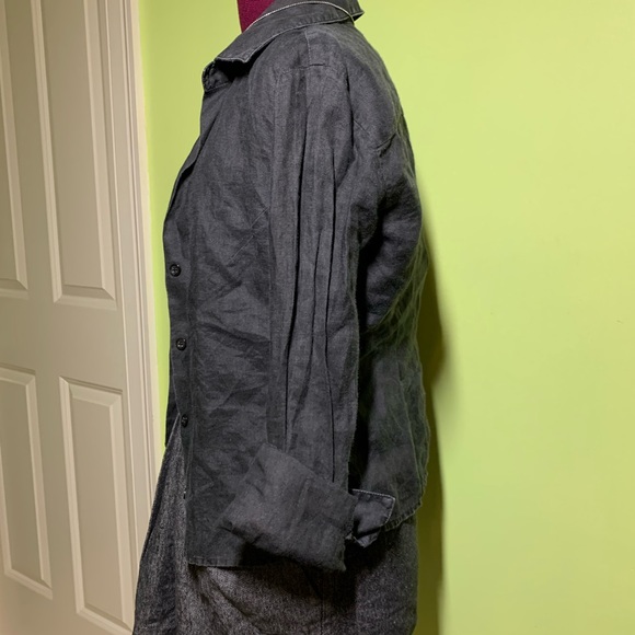 Sisley Black Linen Jacket - Picture 9 of 13